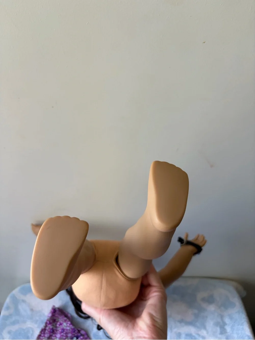 American Girl doll Ruthie with partial meet and accessories arms stained